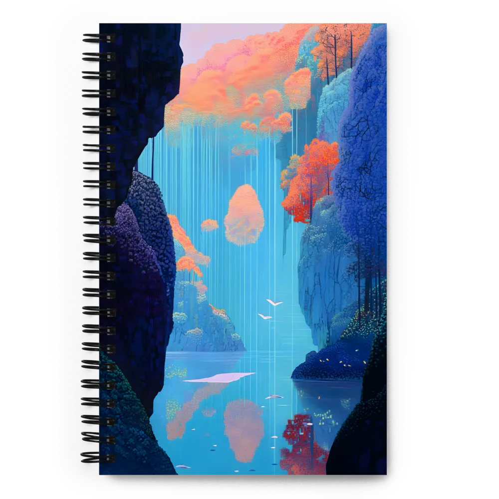 Ethereal Canyon Reflection 
 Spiral Notebook | 140 pages