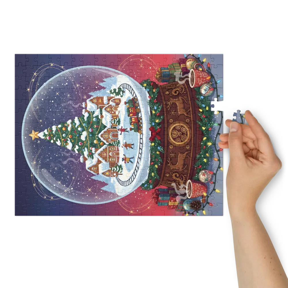 Christmas Village Snow Globe | Jigsaw Puzzles