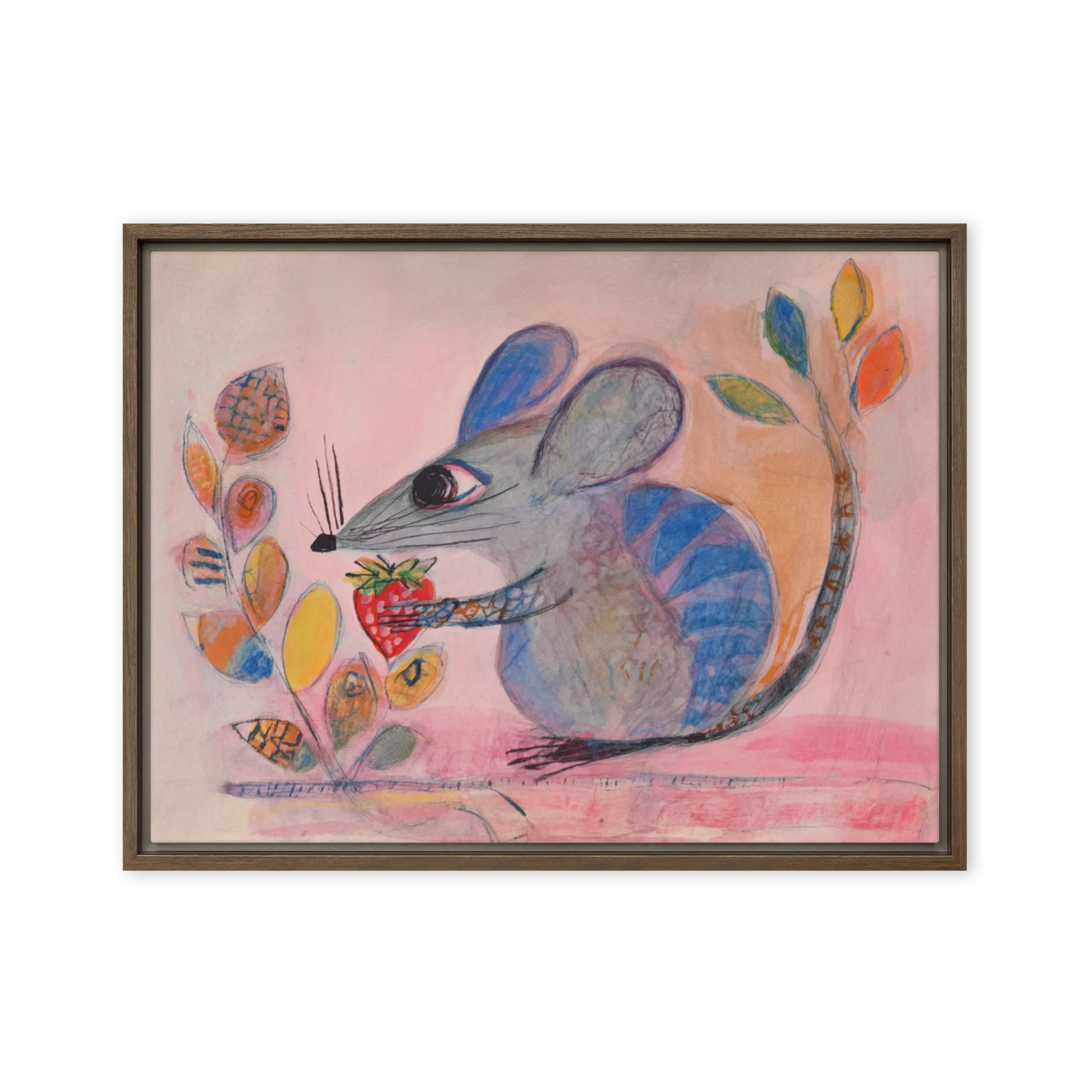 The Storybook Layer — Crayon on wash