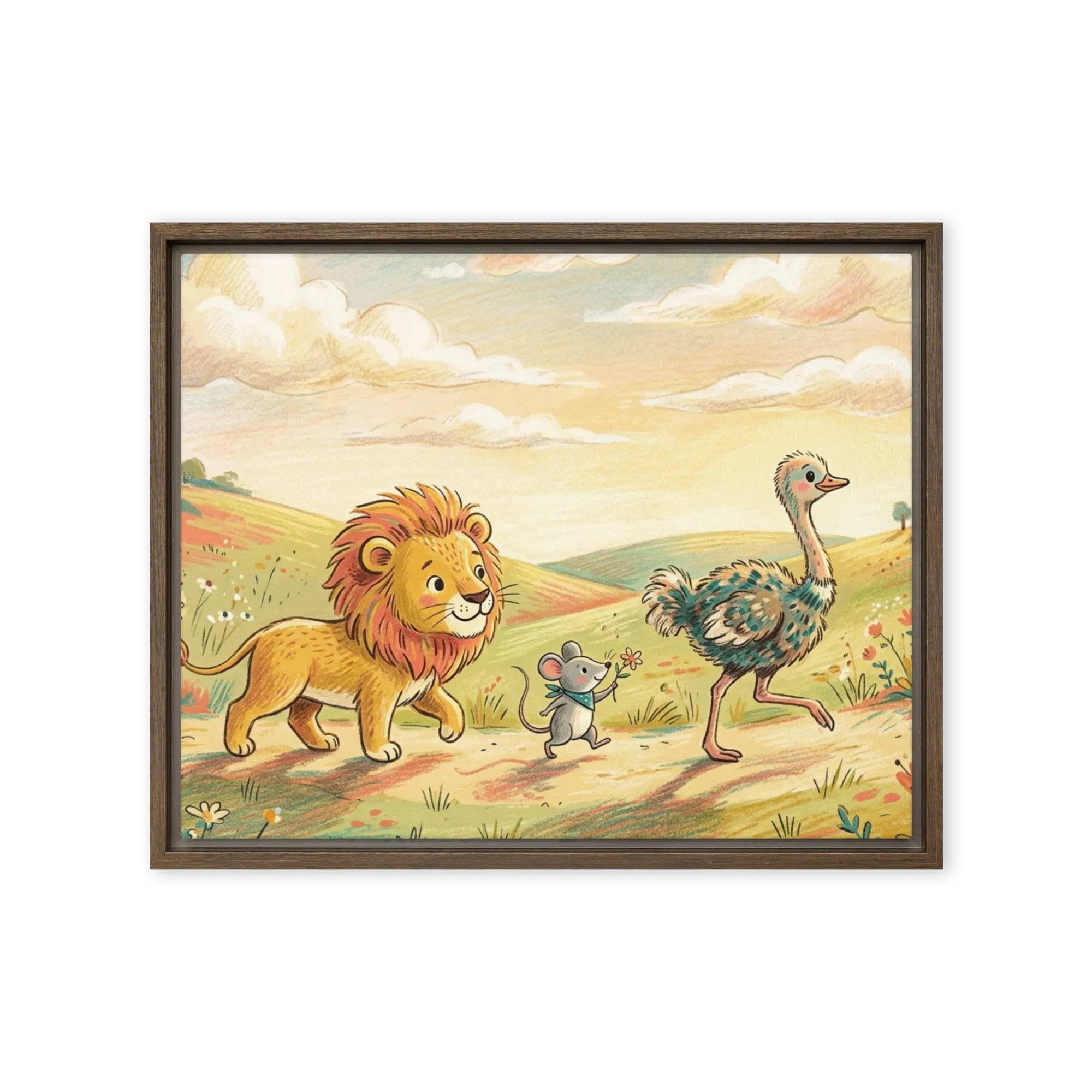Whimsical Animal Journey