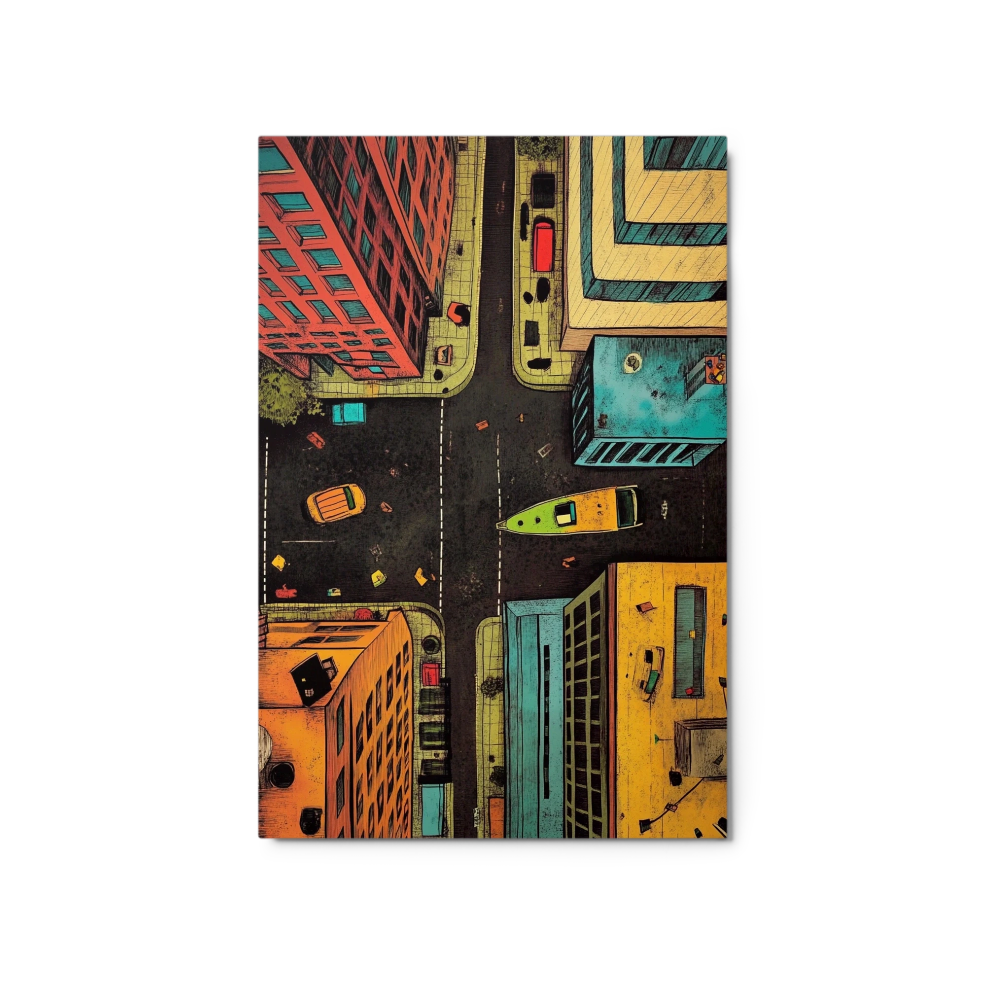 Aerial City Intersection