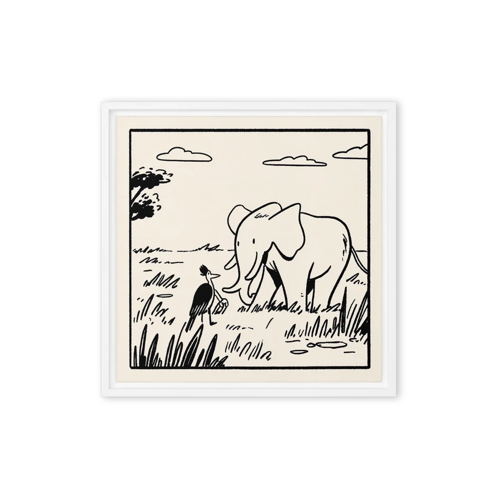 Savanna Meeting | Art Print