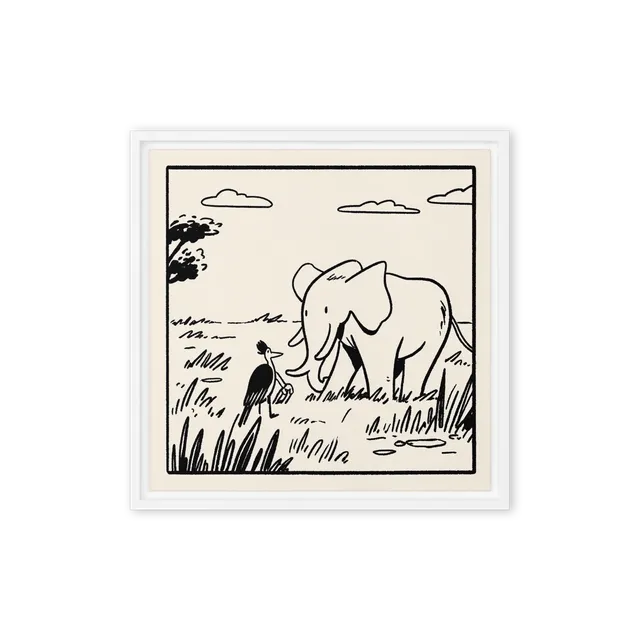 Savanna Meeting | Art Print