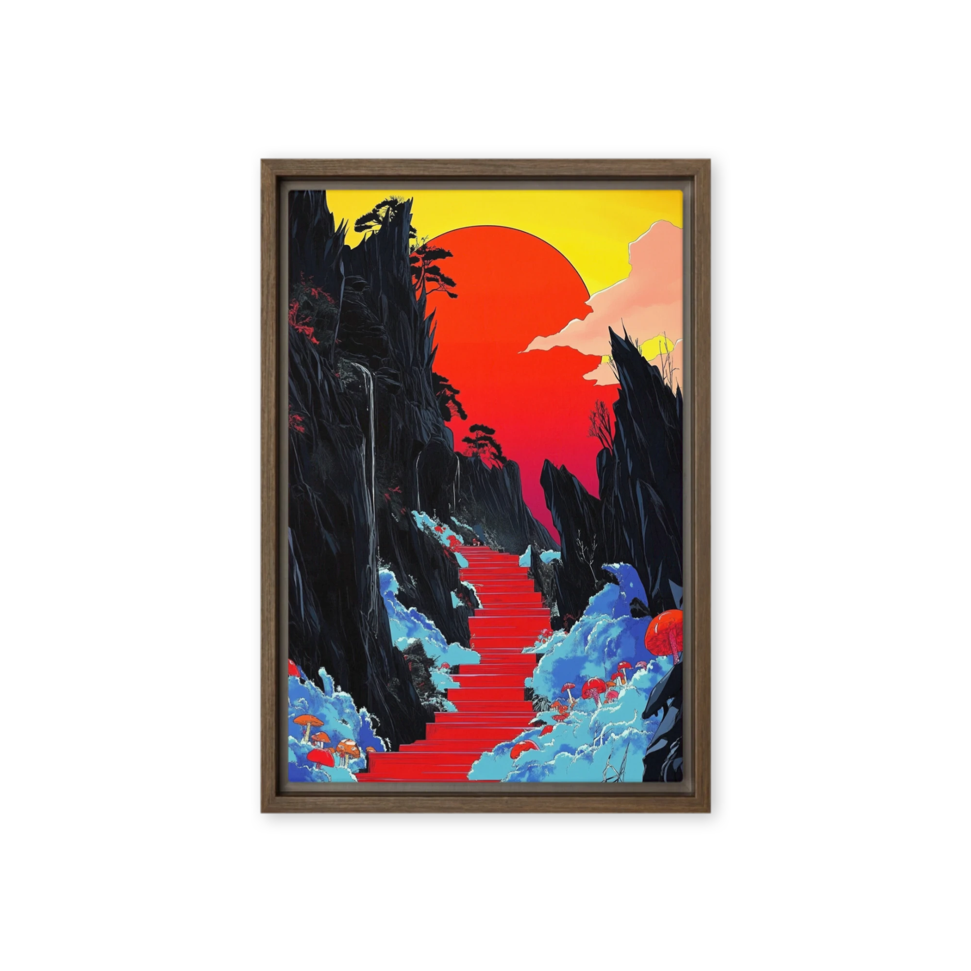 Ascent to the Red Sun | Art Print