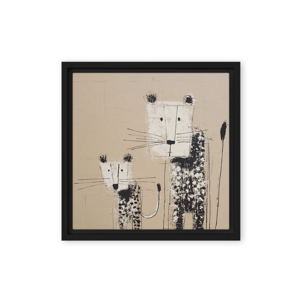 Two Leopards | Art Print