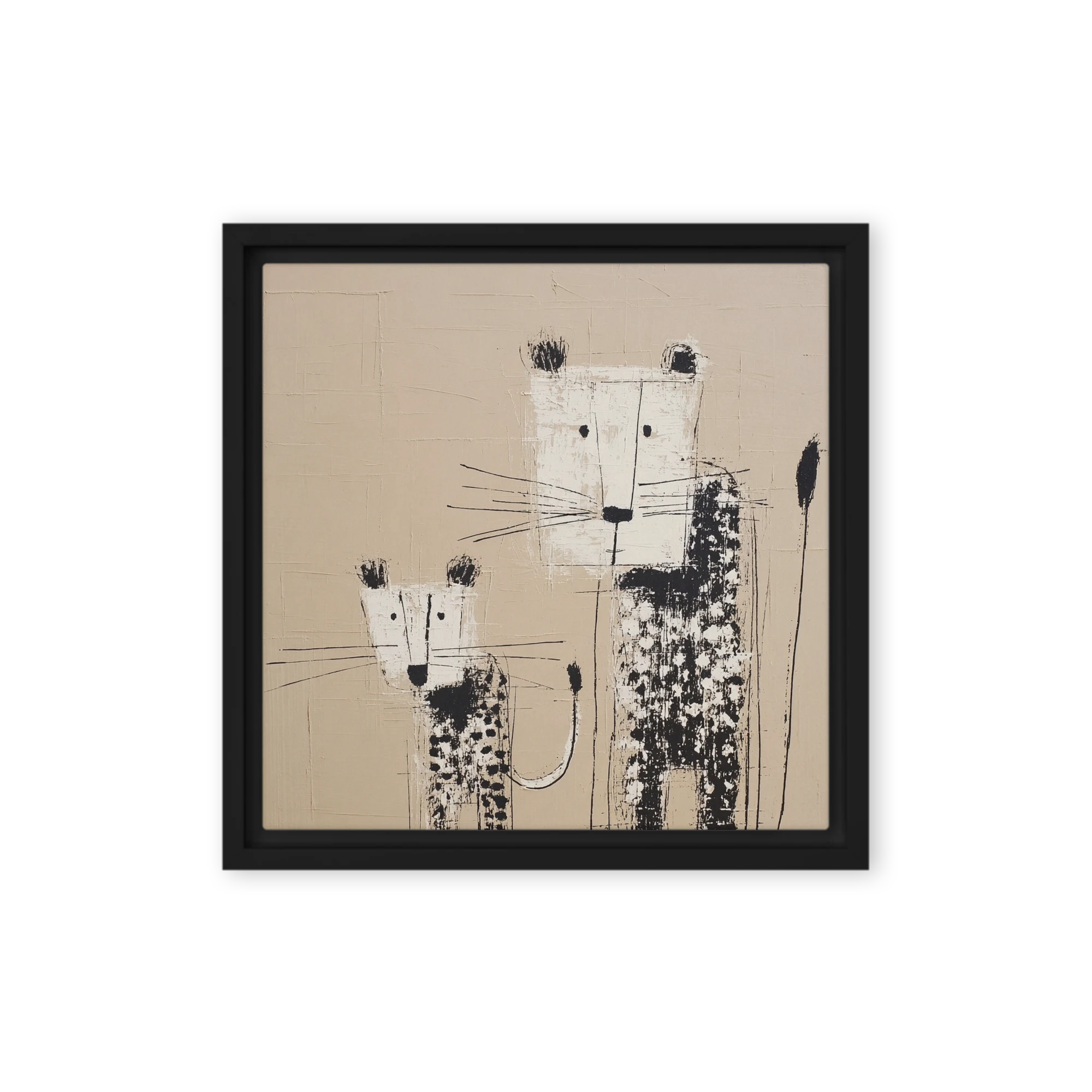 Two Leopards | Art Print