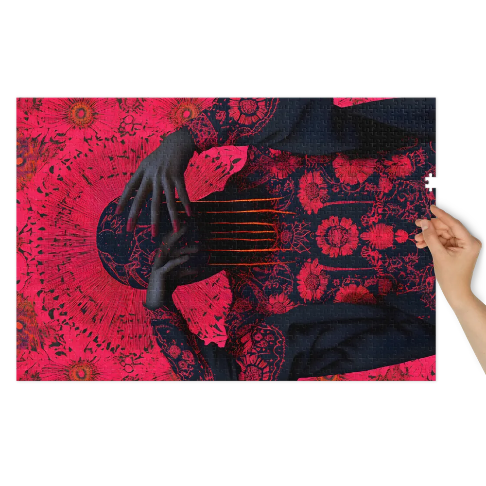 Surreal Floral Figure Art | Jigsaw Puzzle (252/520 pieces)