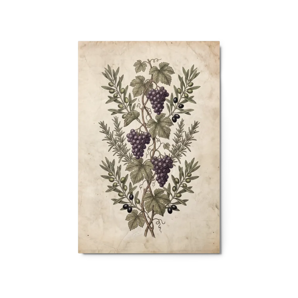 Mediterranean Botanical Engraving 
 Canvas | 20″x 24″