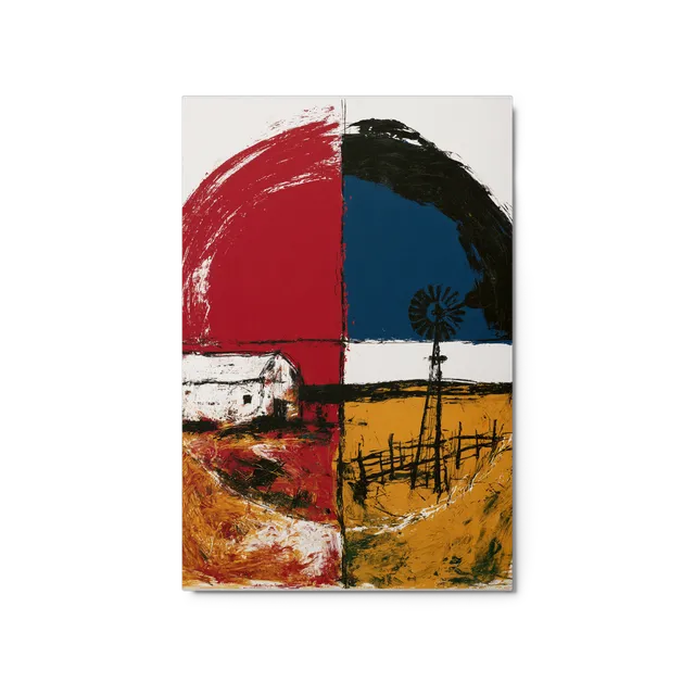 Four Quadrant Pastoral | Art Print
