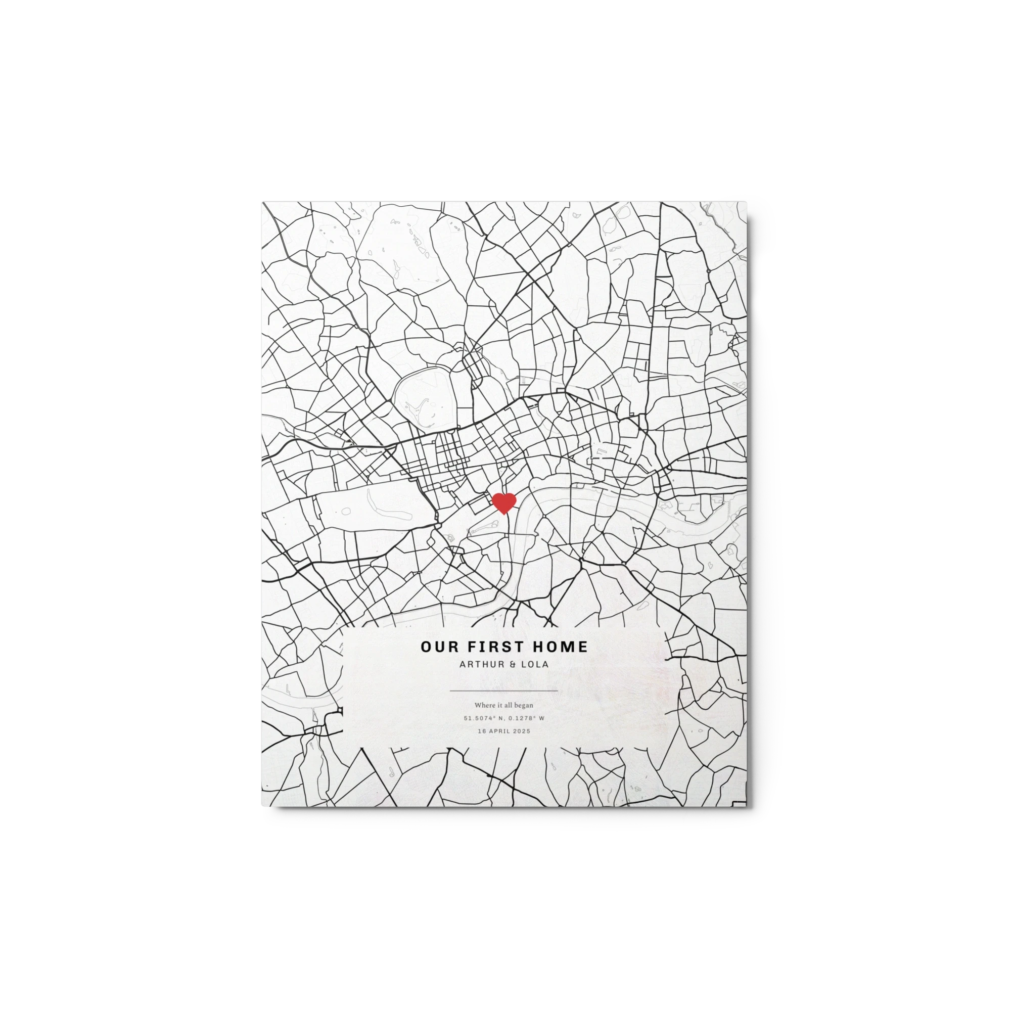 Custom Map — Red Heart