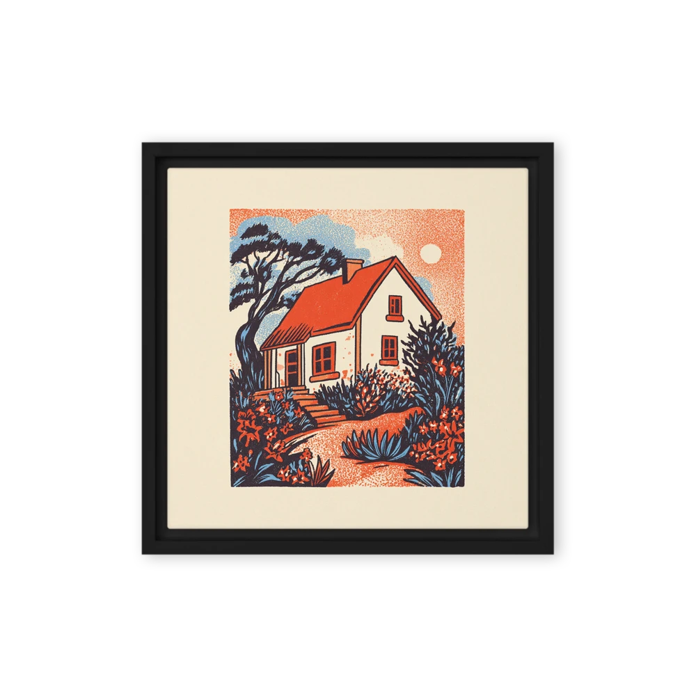 Rural Cottage Serenity | Art Print