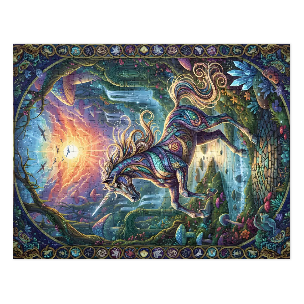 Mosaic Unicorn | Jigsaw Puzzles