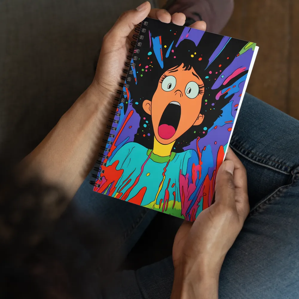 Exploding Expression of Color 
 Spiral Notebook | 140 pages