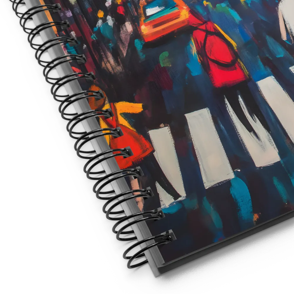 Vibrant City Night 
 Spiral Notebook | 140 pages
