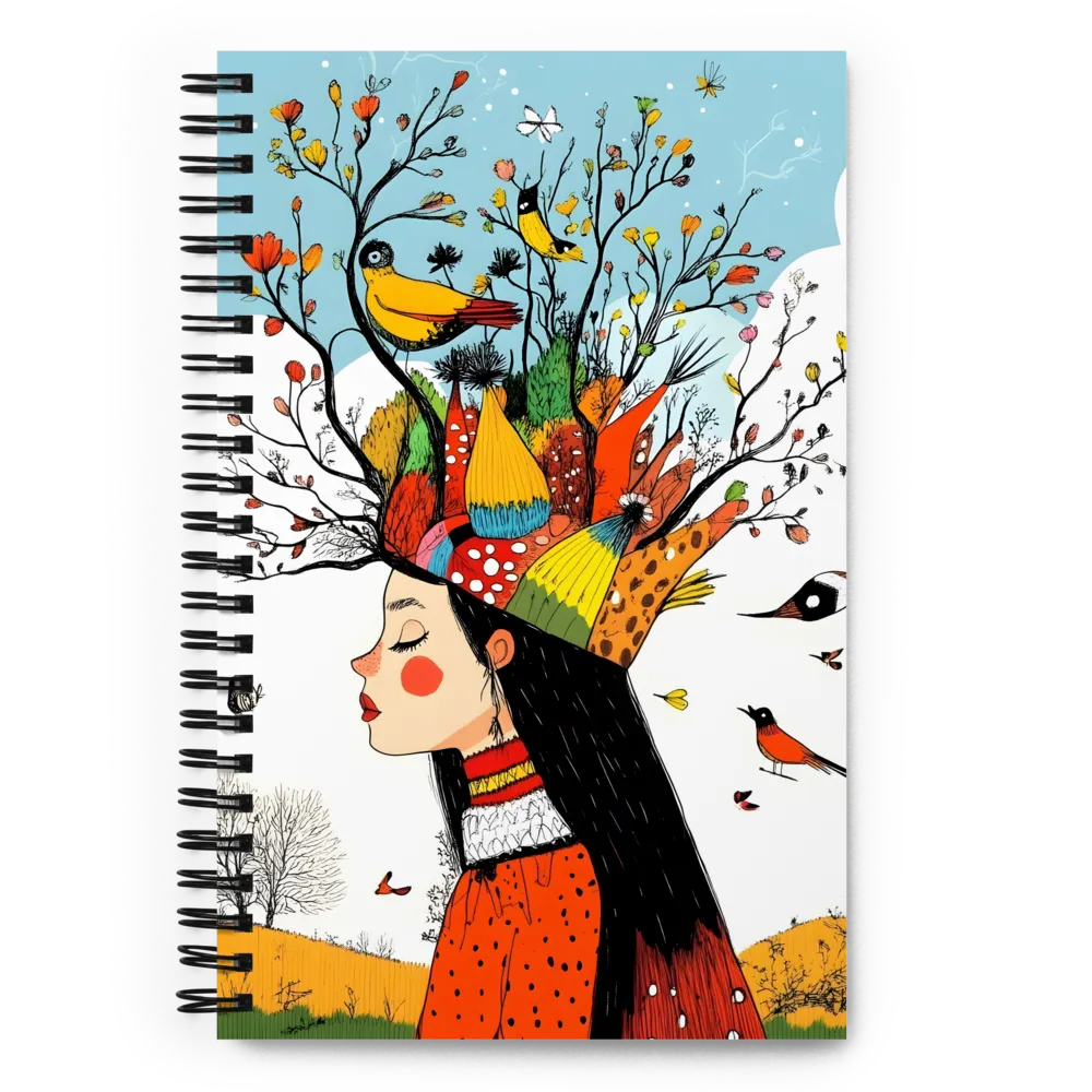 Whimsical Nature Spirit 
 Spiral Notebook | 140 pages