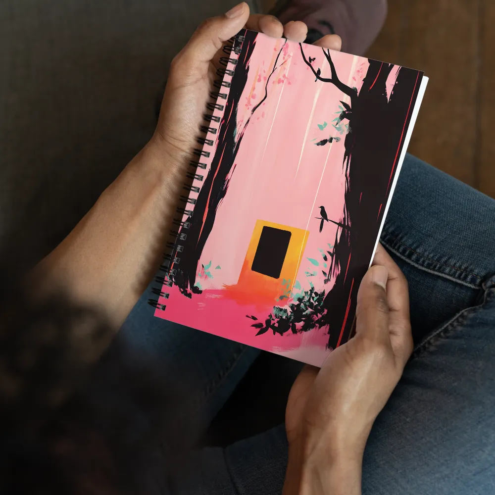 Surreal Forest Gate 
 Spiral Notebook | 140 pages