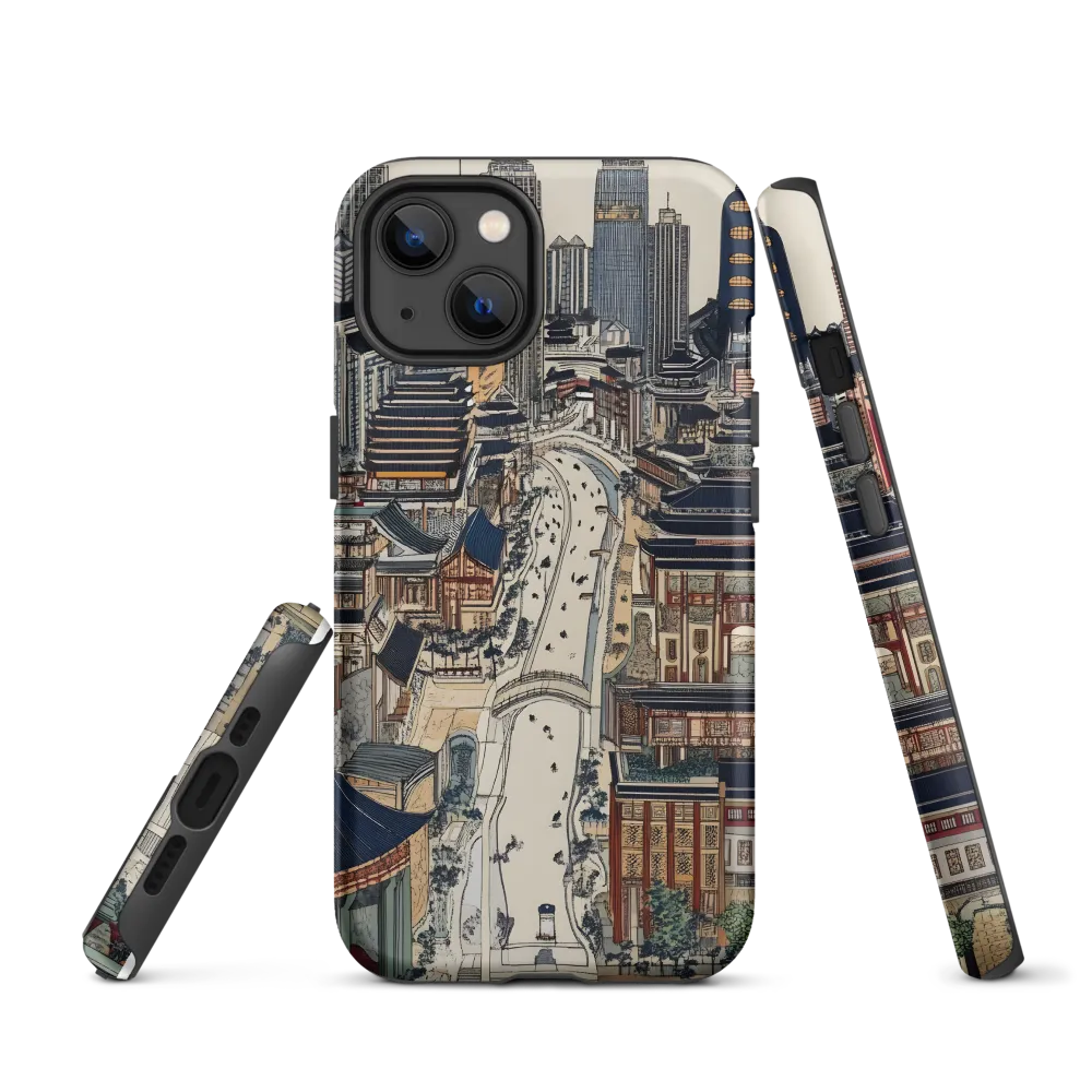 Traditional Meets Modern Cityscape | Phone Case