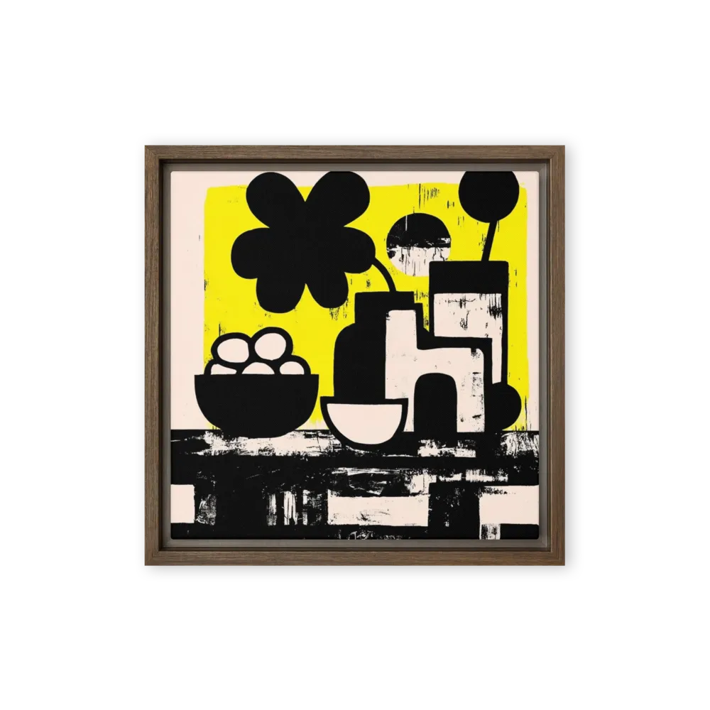 Golden Contrast 
 Canvas | 8″x 8″
