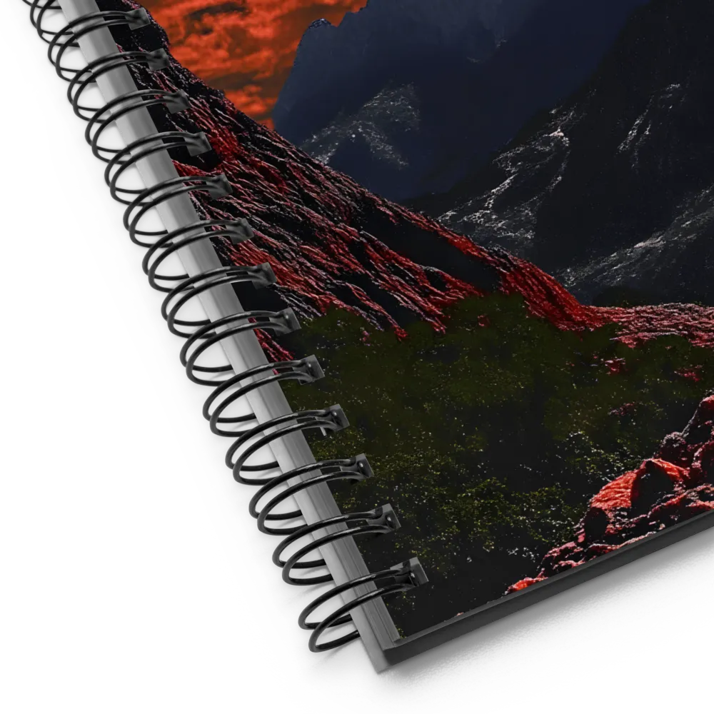 Solitary Journey on the Red Planet 
 Spiral Notebook | 140 pages