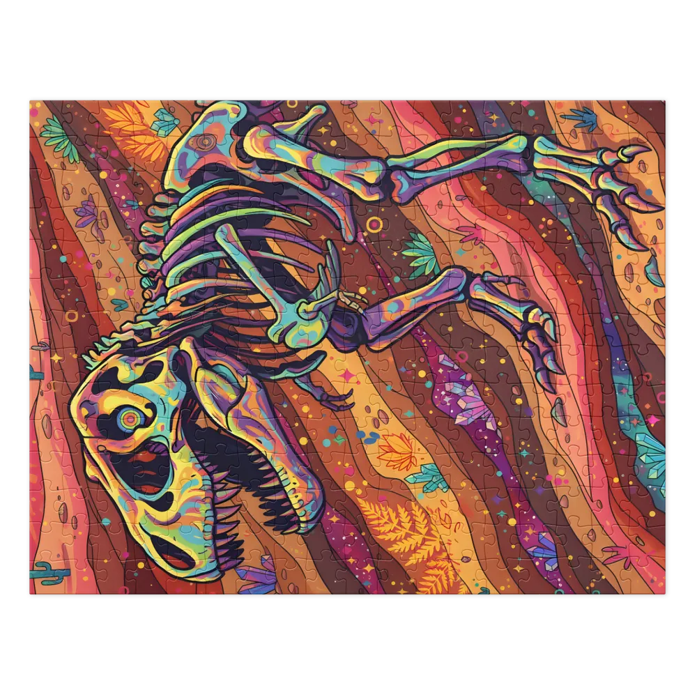 Prismatic T. Rex Skeleton | Jigsaw Puzzles