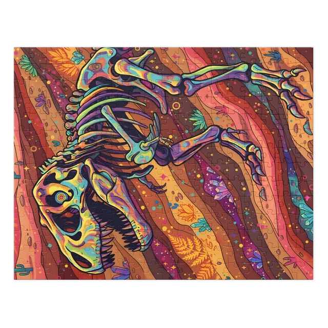 Prismatic T. Rex Skeleton | Jigsaw Puzzles