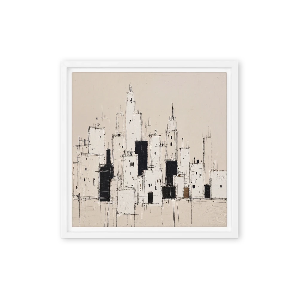 Minimalist Urban Horizon | Art Print