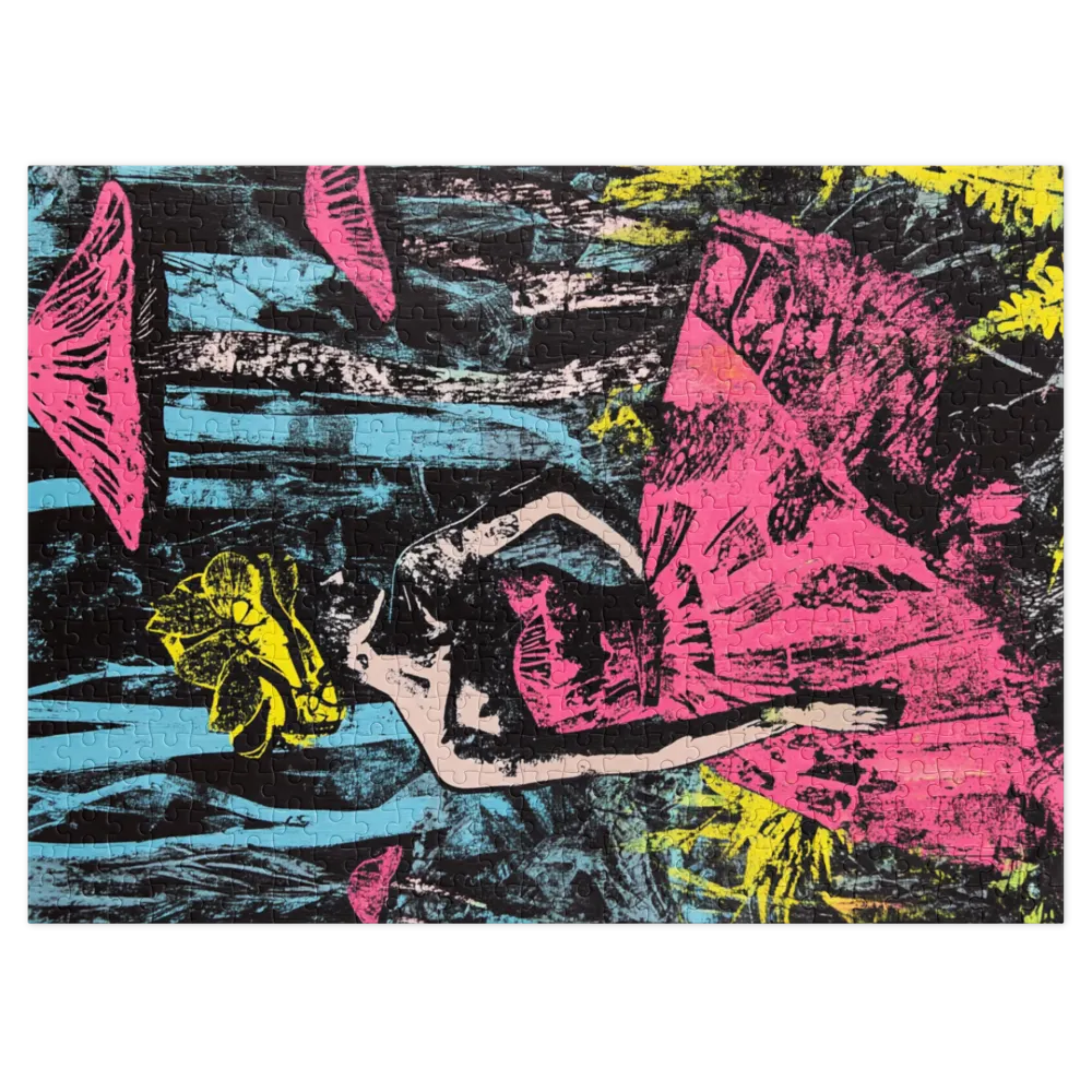 Bailarina do Sonho na Floresta 
 Puzzle em caixa de metal