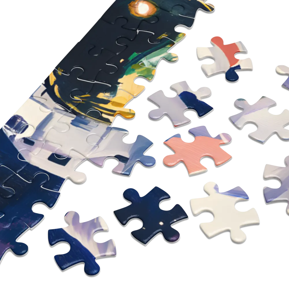 L'Explorateur Céleste 
 Puzzle en boite metallique