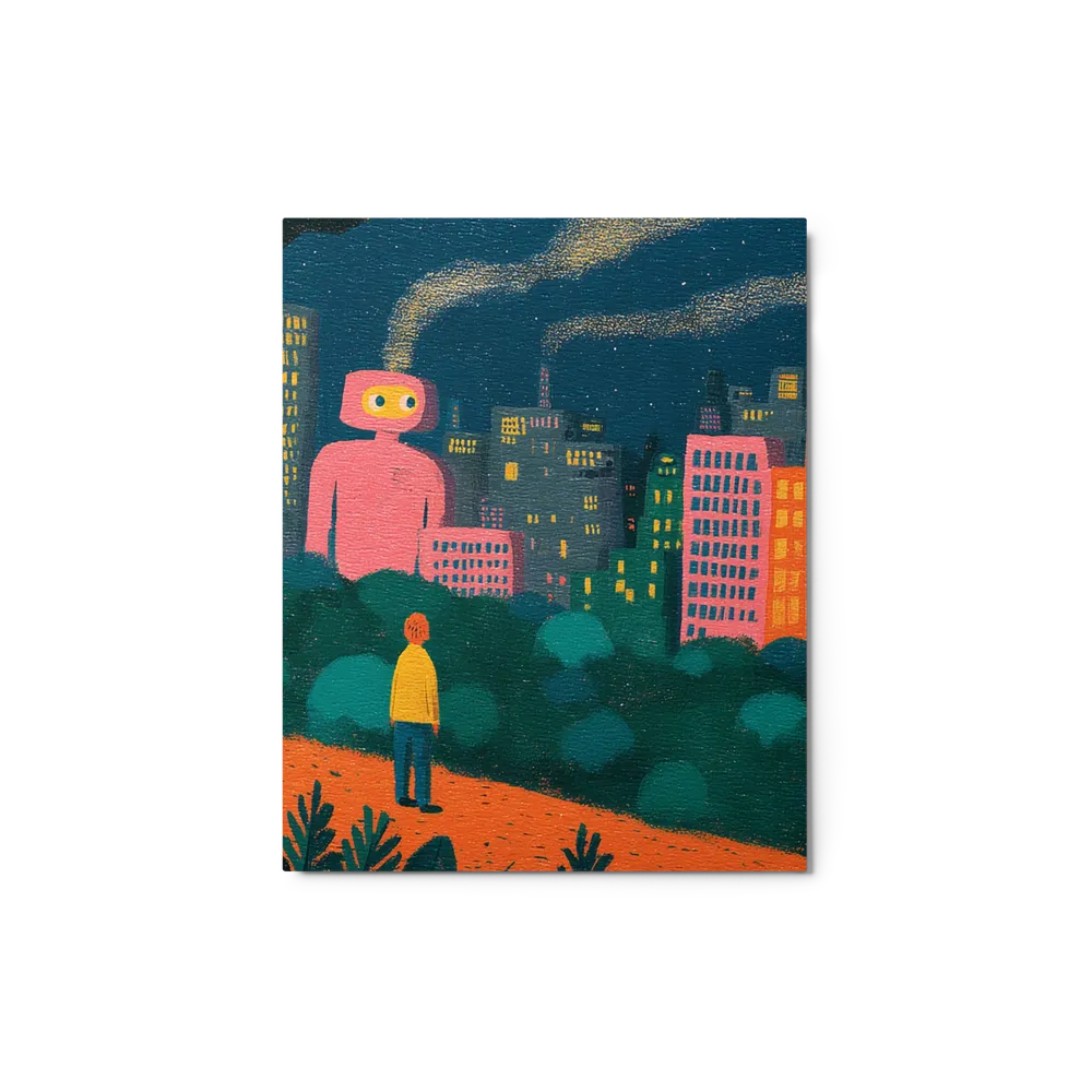 Giant Robot Cityscape | Art Print