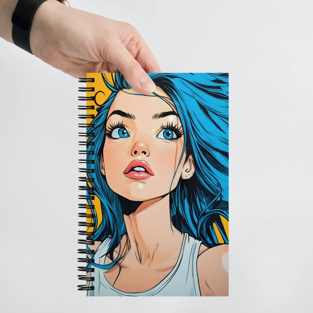 Pop Art Gaze 
 Spiral Notebook | 140 pages