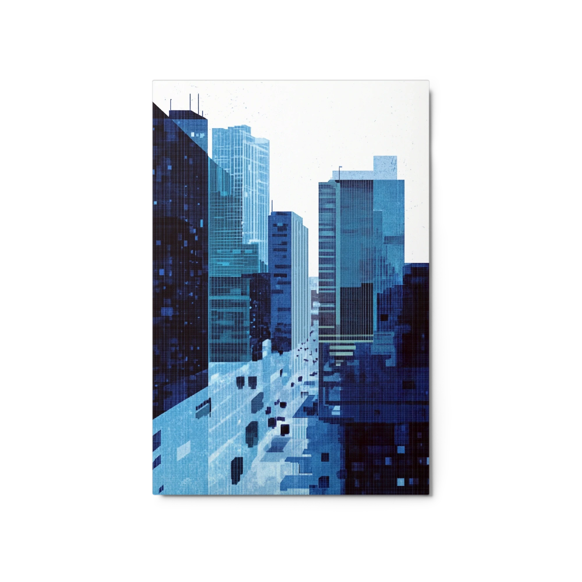 Modern Blue Cityscape