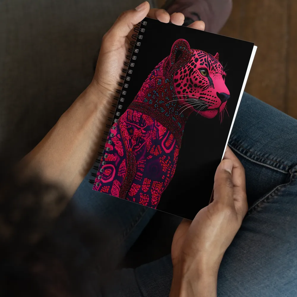 Radiant Mosaic Jaguar 
 Spiral Notebook | 140 pages