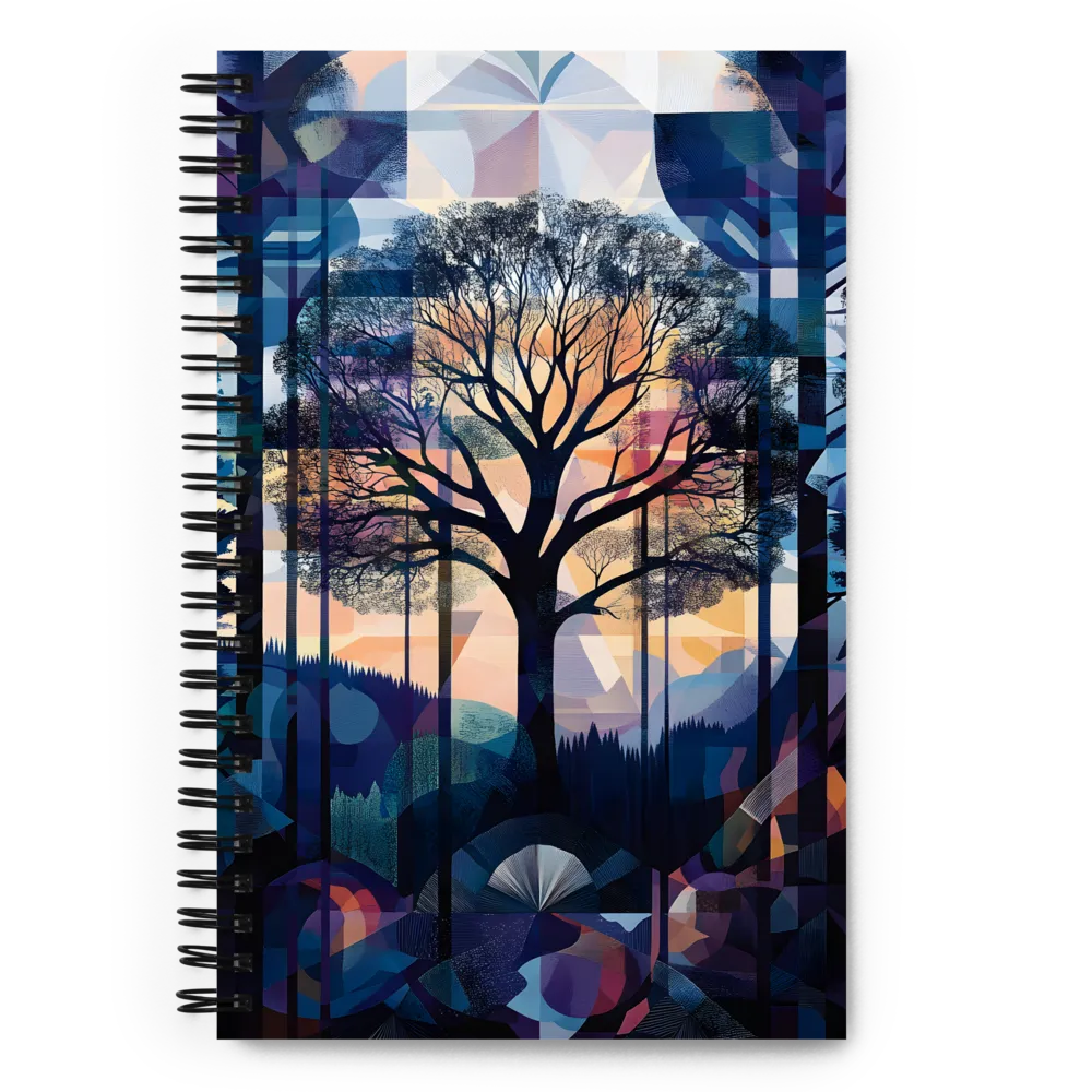 Stained Glass Forest 
 Spiral Notebook | 140 pages