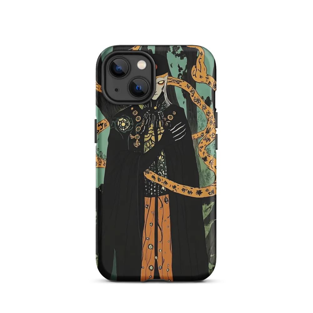 Mysterious Figure with Snakes | Phone Case