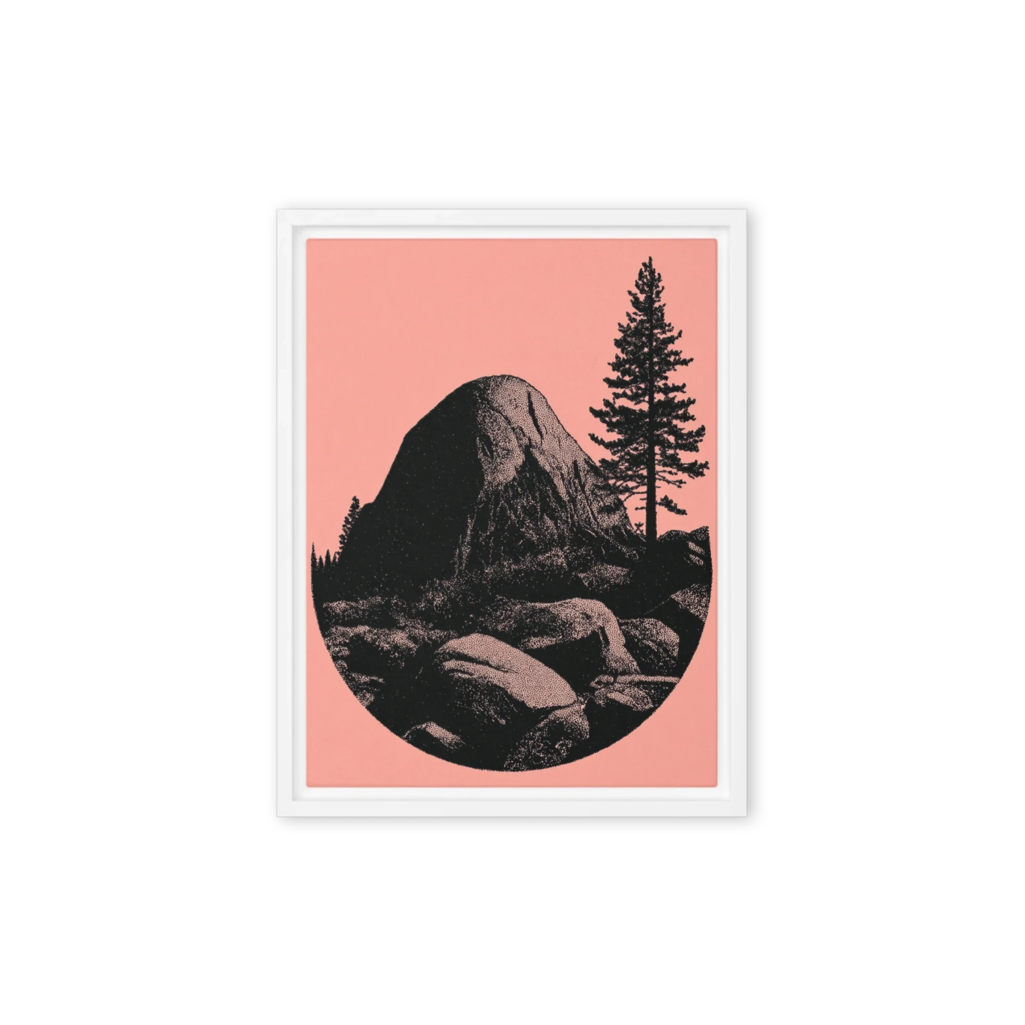 Granite Monolith in Coral