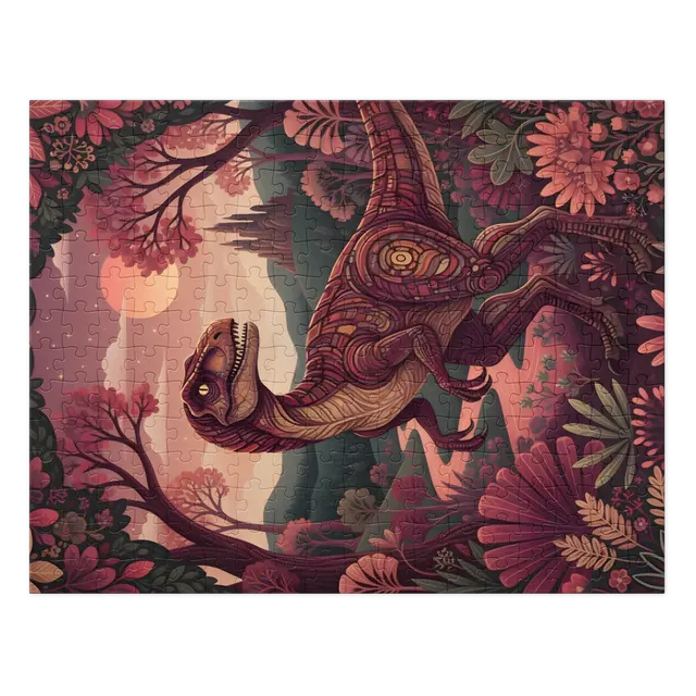 Ornate Raptor at Dusk | Jigsaw Puzzles