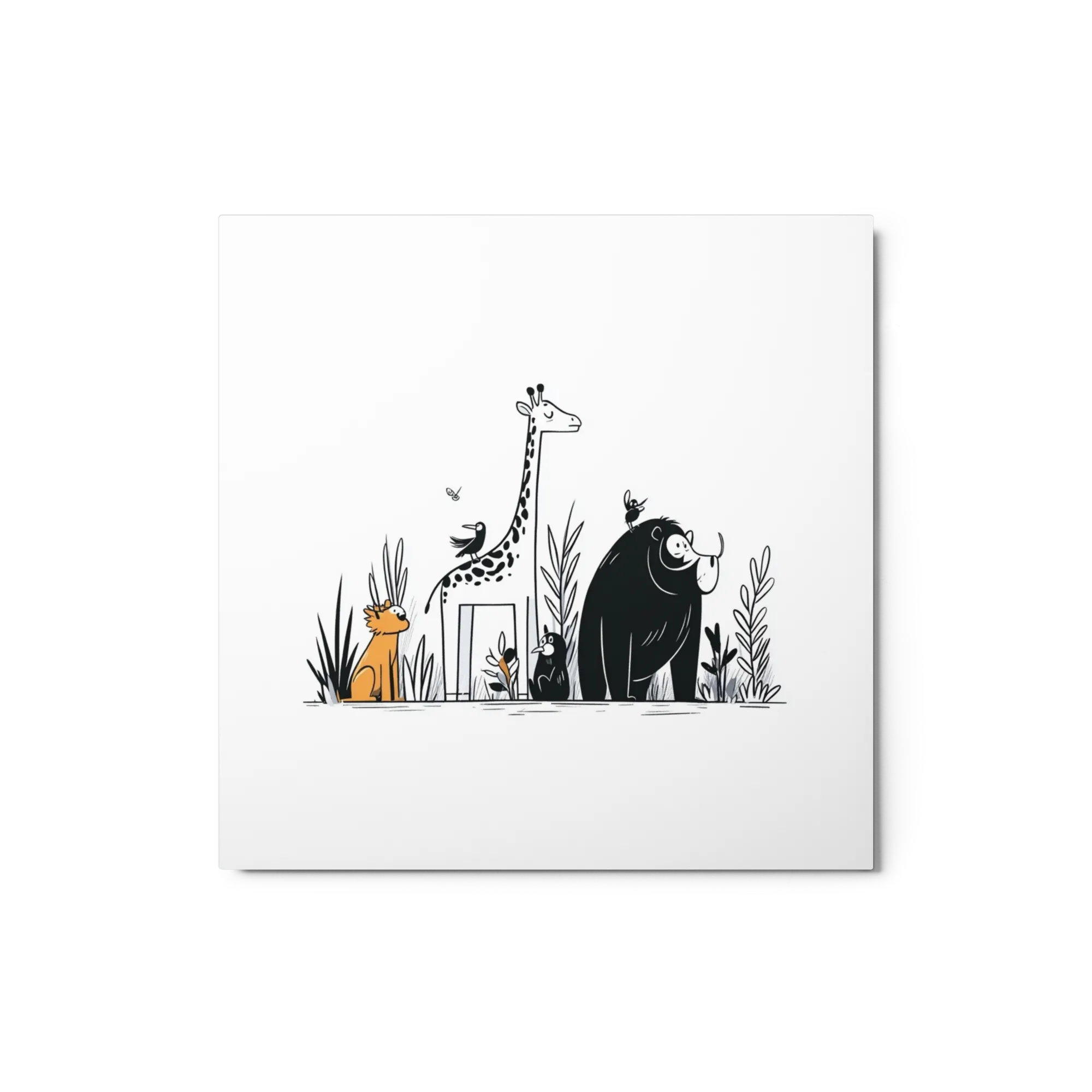 Safari Line Art Friends