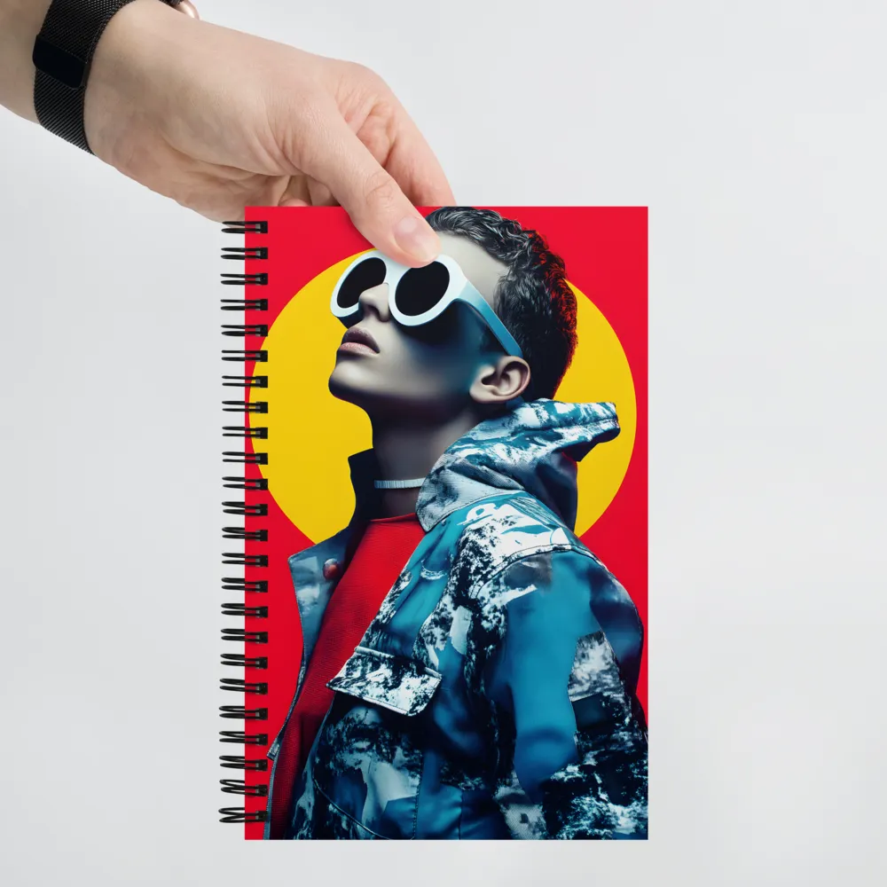Gaze of the Future 
 Spiral Notebook | 140 pages