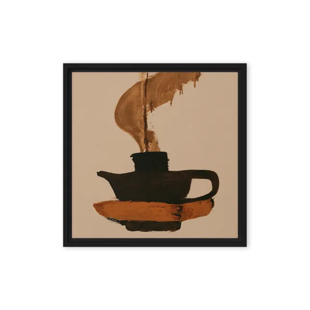Warm Earth Teapot | Art Print