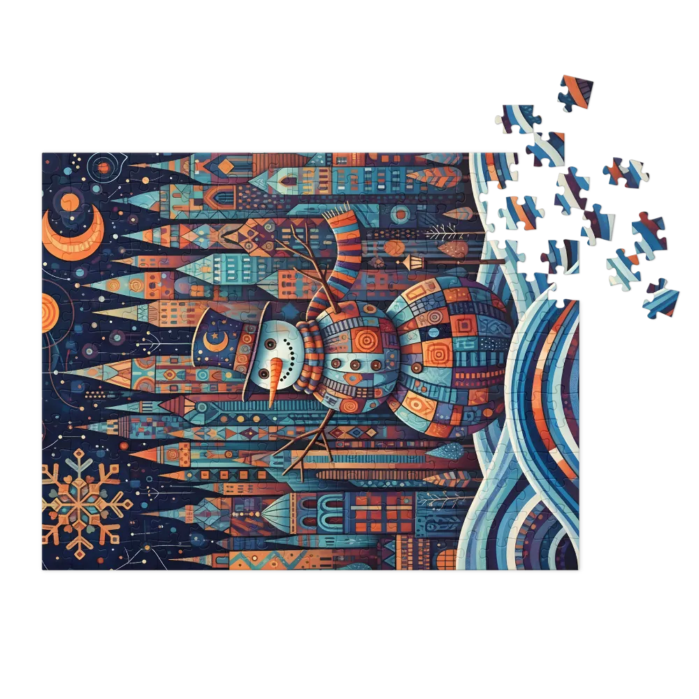 Patchwork Snowman