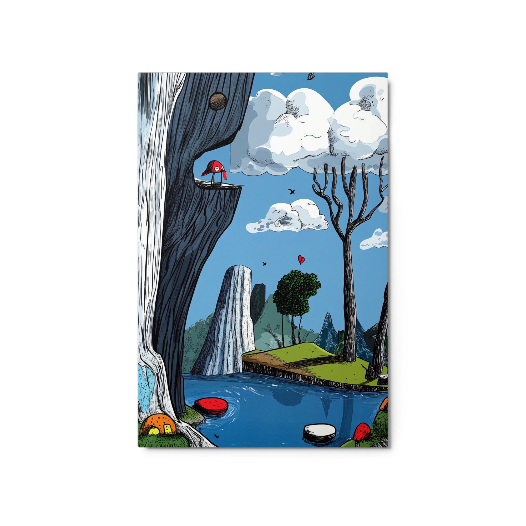 Whimsical Landscape Illustration