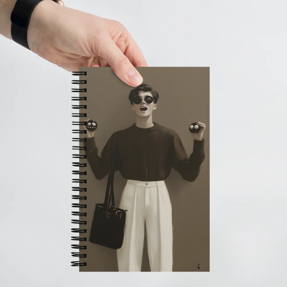Sepia Tone Whimsy 
 Spiral Notebook | 140 pages