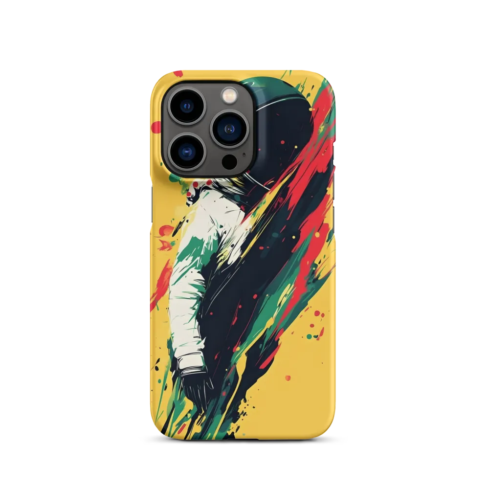 Stylized Astronaut in Color Splash | Phone Case