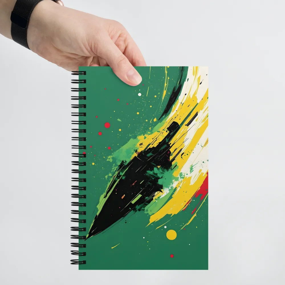 Burst of Kinetic Energy 
 Spiral Notebook | 140 pages