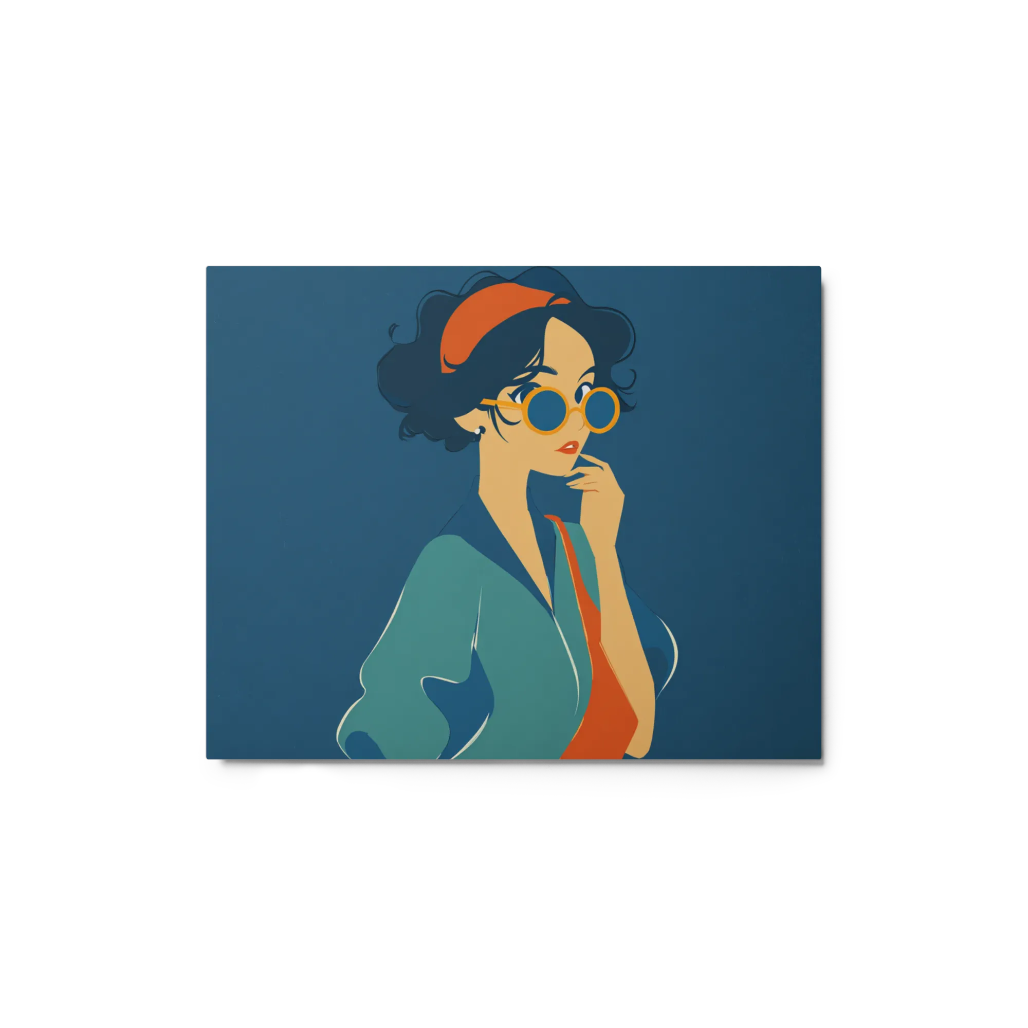 Retro Chic Portrait | Art Print