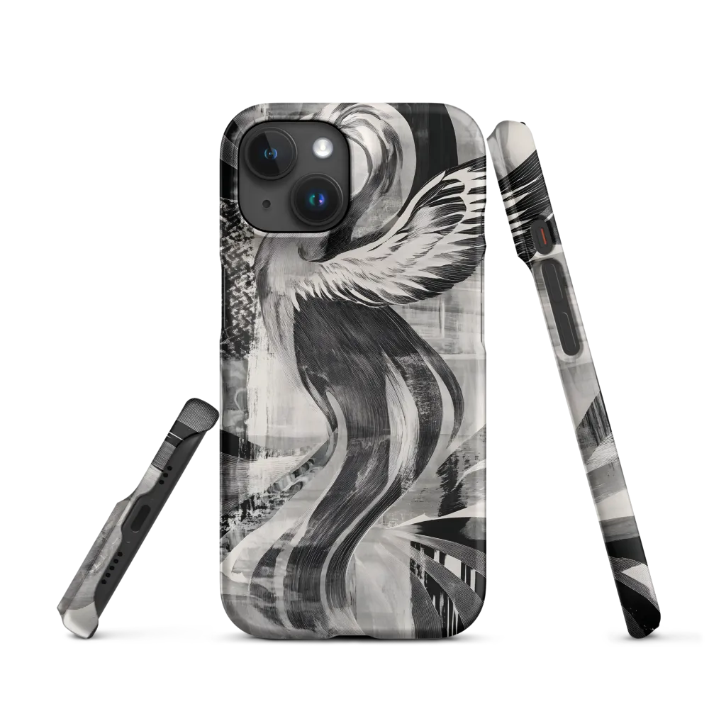 Graceful Monochrome Swan | Phone Case