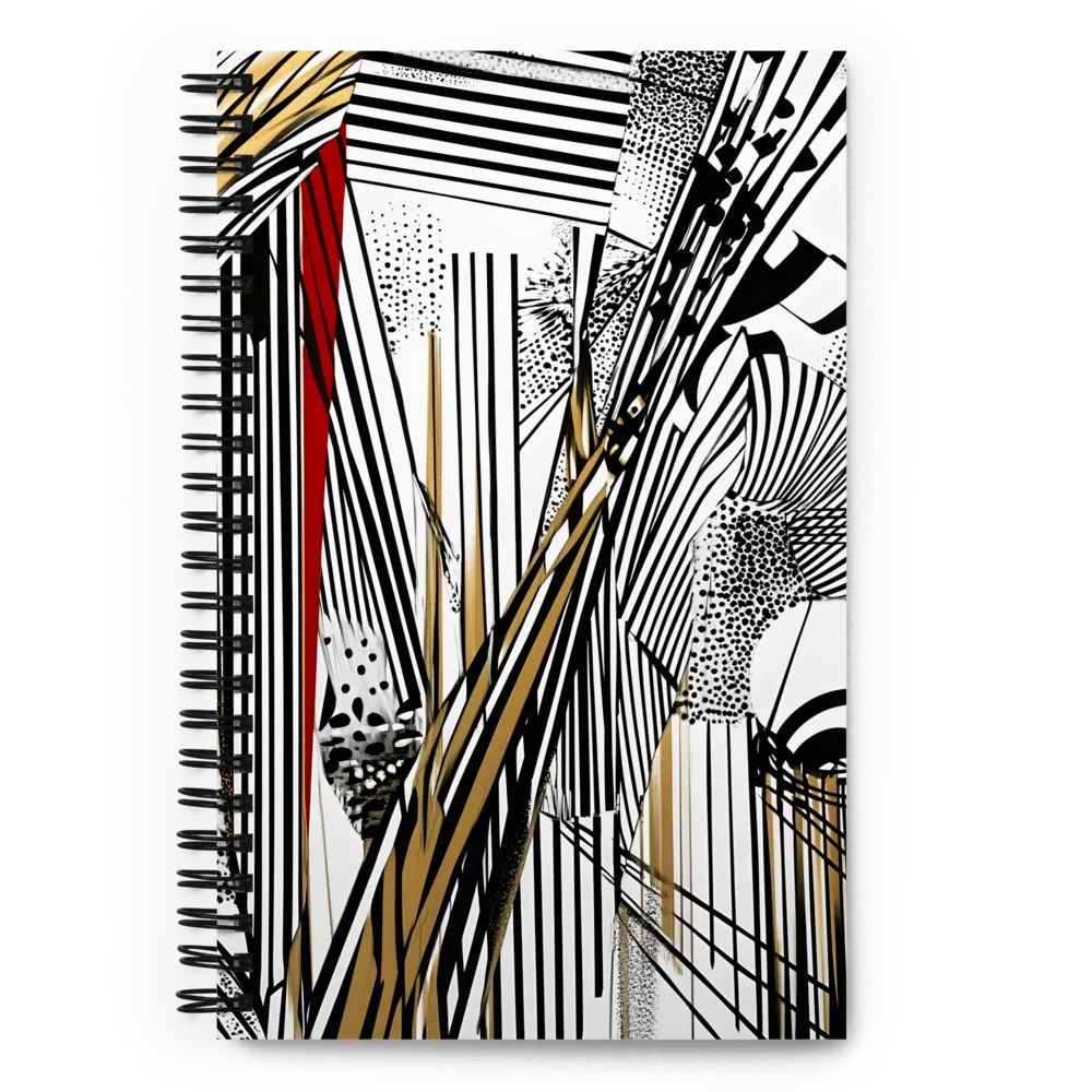 Dynamic Geometric Symphony 
 Spiral Notebook | 140 pages