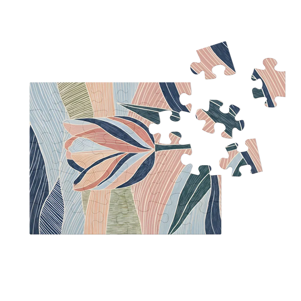 Spring Tulip 
 Jigsaw Puzzle in Tin Box