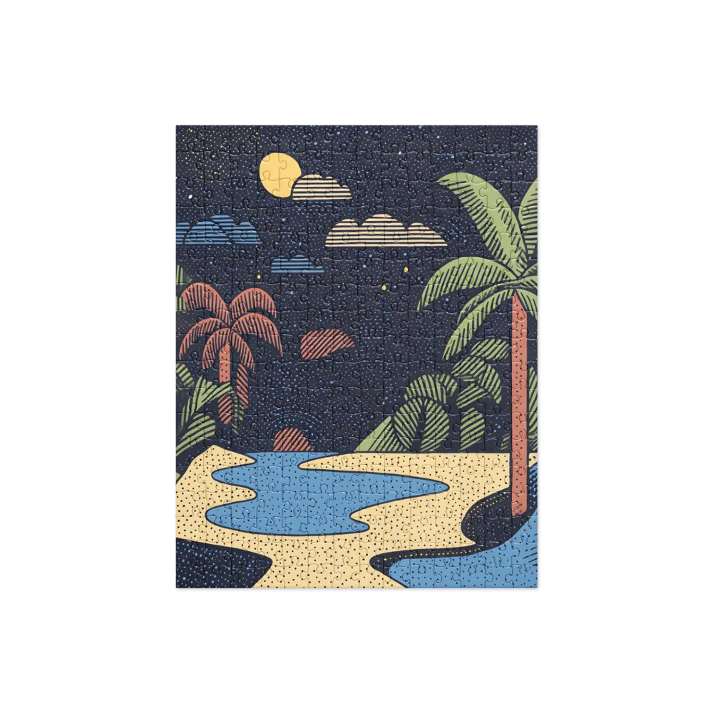 Nocturnal Oasis 
 Jigsaw Puzzle