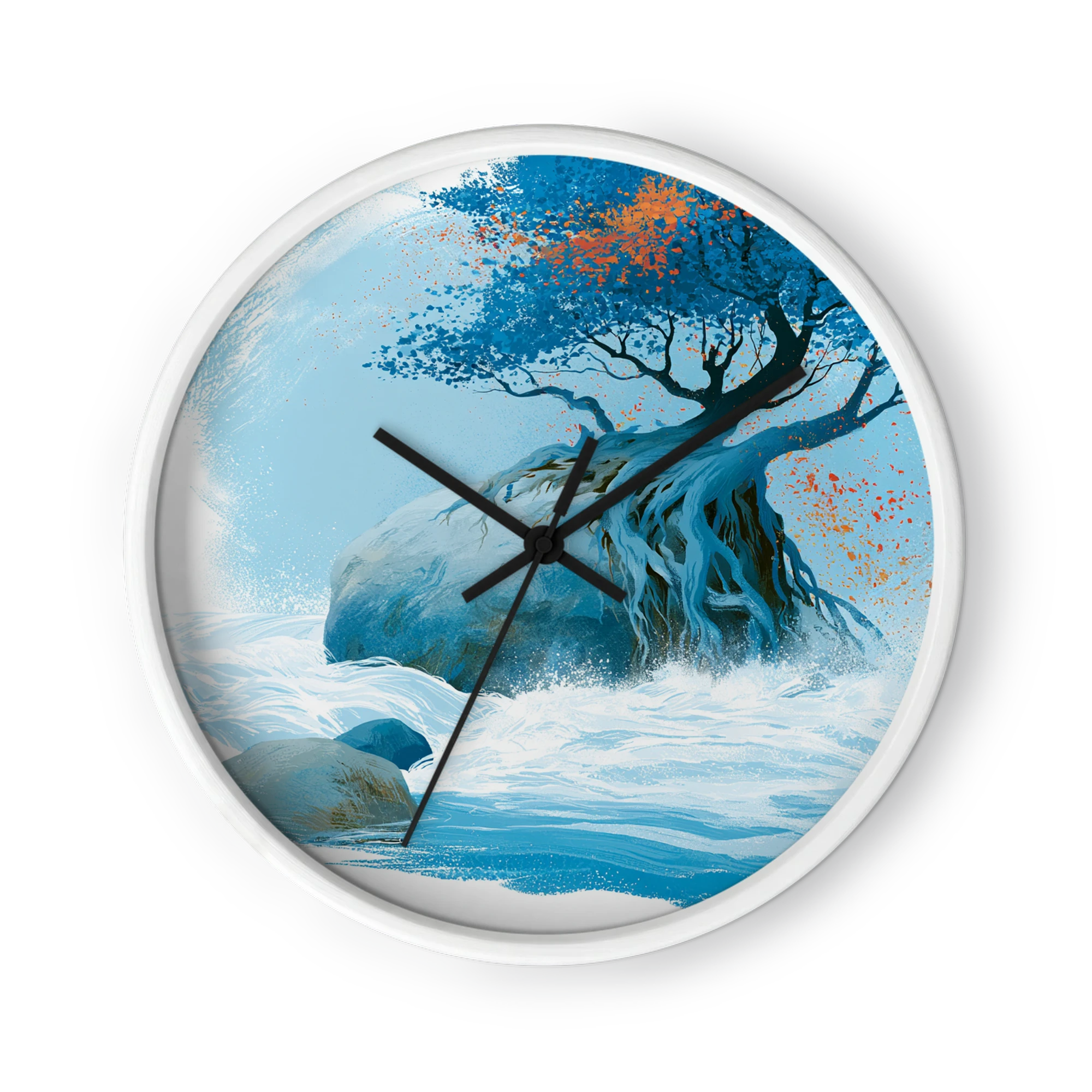 Tree on River Rock